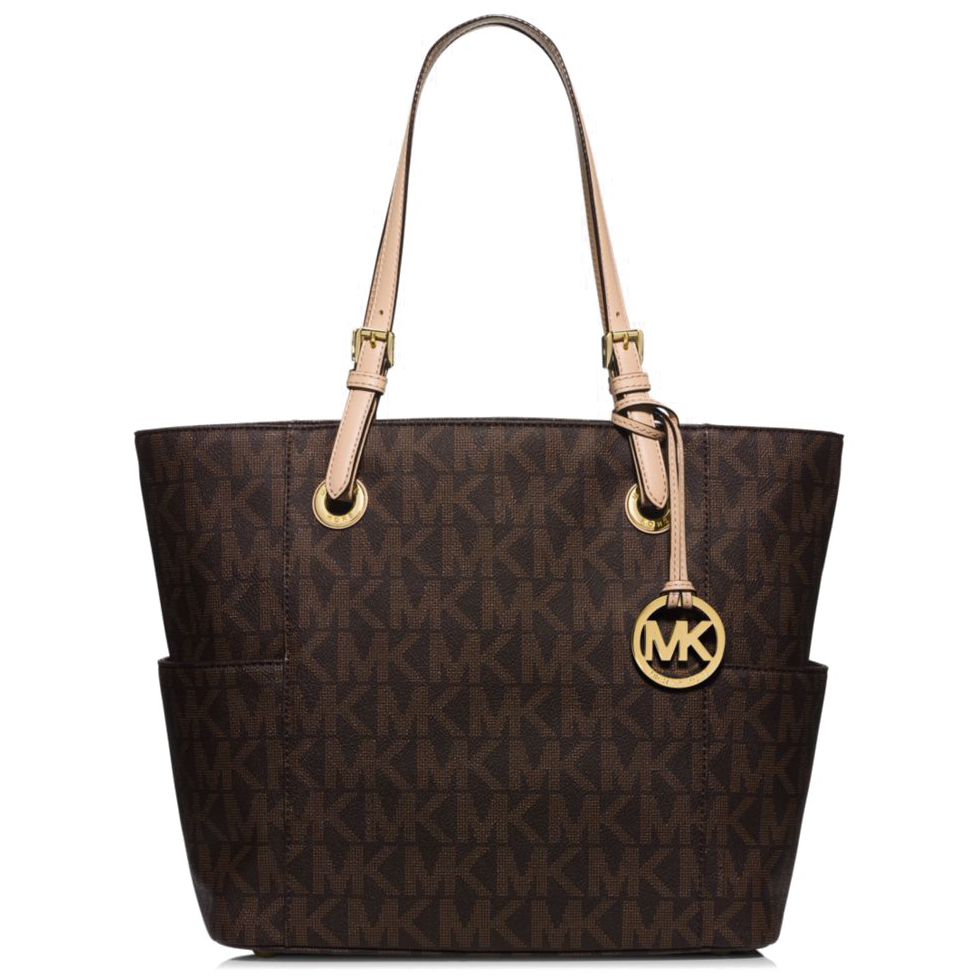 michael kors east west signature tote bag